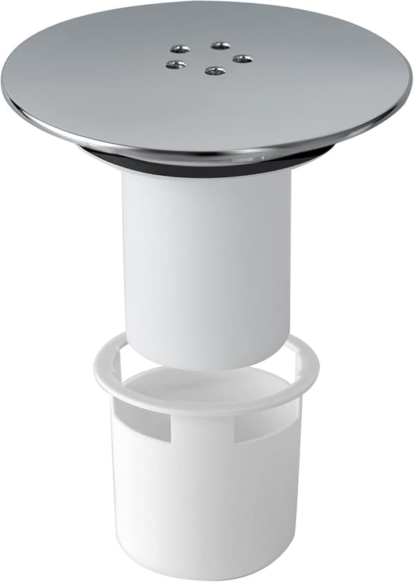 Dusjavløpsdeksel Erstatning, Krom Dusjavløpsdeksel, Deksel for Dusjavløpsuttak, Dusjpluggdeksel 90mm / 115mm