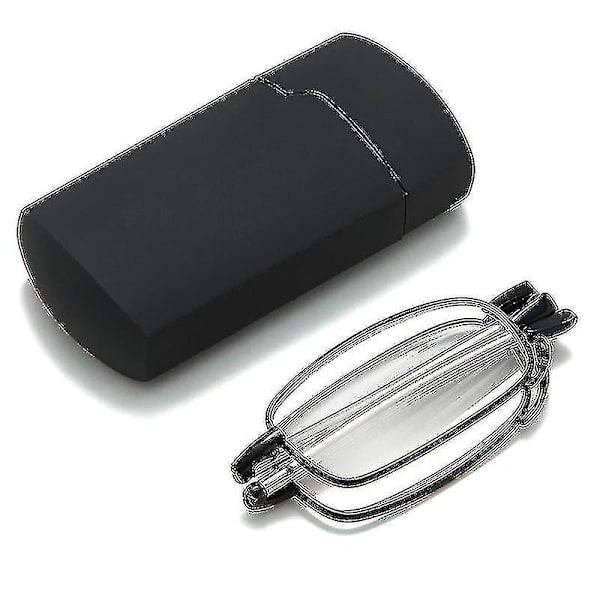 Säkra passform Armless Ultralight Fällbara Läsglasögon Med Universal Pod Case (hy)