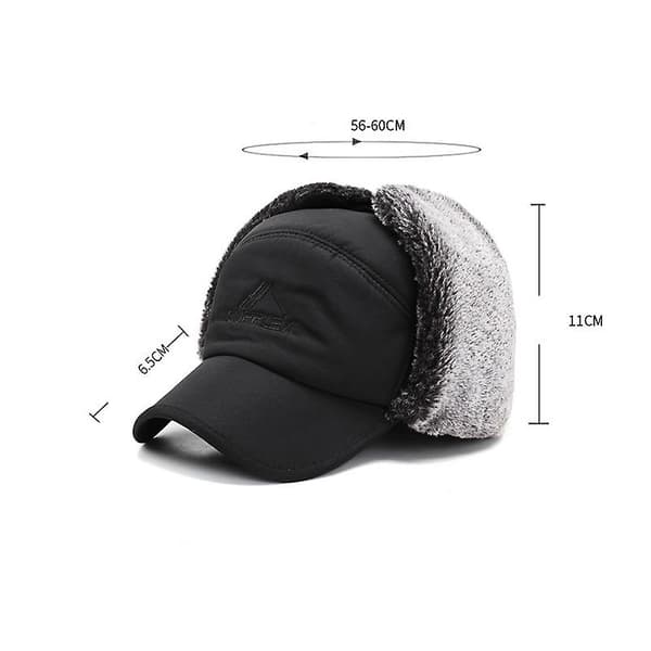 Herre Vinter Aviator Lue Vindtett Varm Vinterlue