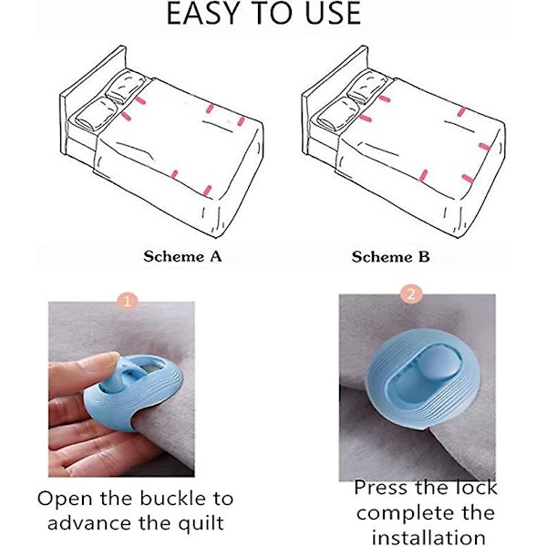 Peittokiinnikkeet Peittokiinnikkeet Peittokiinnikkeet Peittokiinnike Anti-run Kick Buckle Turvallisuusarkkikiinnikkeet Peitto Neulaton Peittokiinnike Kiinnike(6 kpl, P