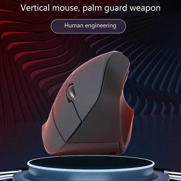 2,4g Ergonomisk optisk PC Dataspill Vertikal mus trådløs mus