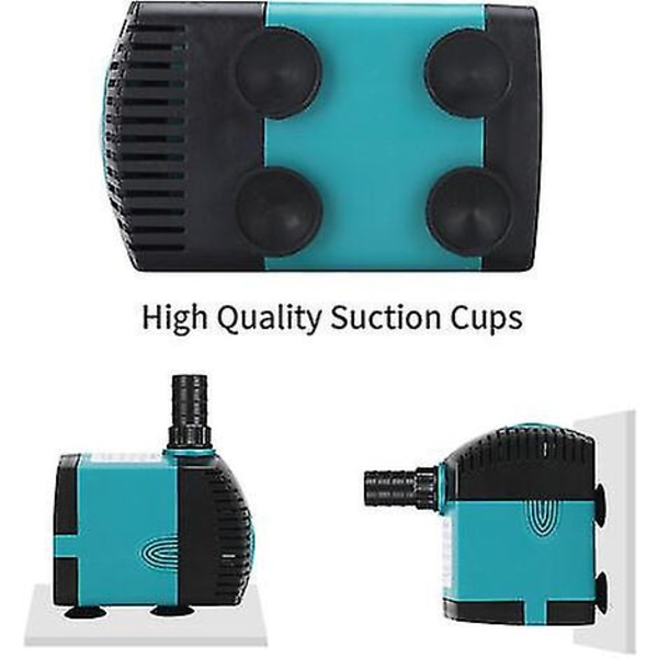 220l/h upotettava vesipumppu, 3w mini upotettava pumppu, akvaarion vesipumppu, akvaarion kiertävä vesipumppu Hy
