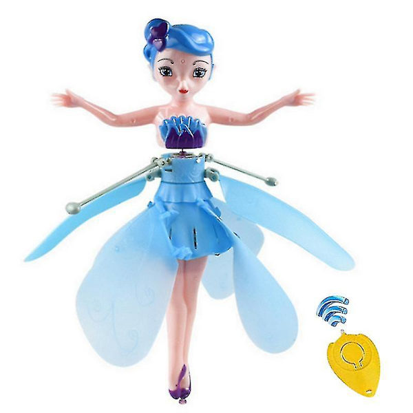 Lentävä keiju lelu maaginen siipi infrapuna induktiokontrolli lapsi lelu lentävä prinsessa lelu Blue