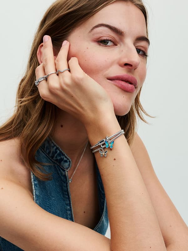 Pandora - Easy-Close Magnetlås Ormkedjearmband - Sterling silver 6.7in/17cm