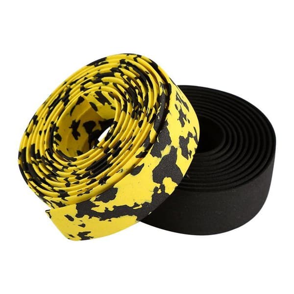 2 stk. landeveissykkelstyretape, sykkeltaping for laminerte styrer med styreplugger