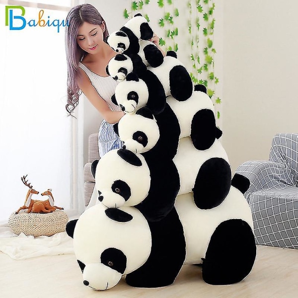 20-70 cm søt baby stor gigantisk pandabjørn plysj kosedyr dukke dyr lekepute tegneserie kawaii dukker jenter elsker gaver 30cm