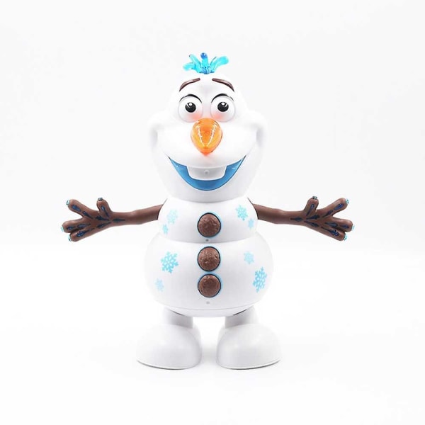 Olaf Laulava Tanssiva Disney Lelu Frozen Lumiukko Musikaali Valot Pojat Tytöt Lelut