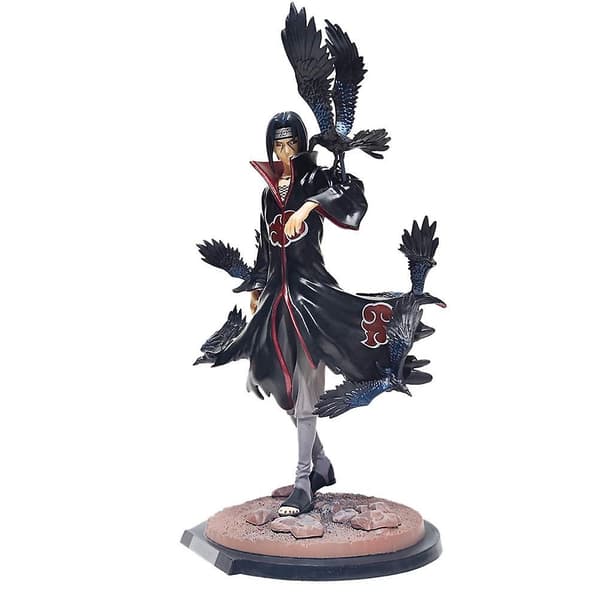 Anime Naruto Uchiha Itachi Raven Shippuden Figur Pvc Staty Samlarobjekt Leksaker För Barn Fans Present