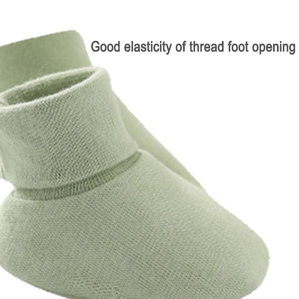 Nyfödd Däckmössa Anti-Scratch Handskar Baby Baby Mössa Anti-Scratch Ansiktshandskar Fotöverdrag Gray green