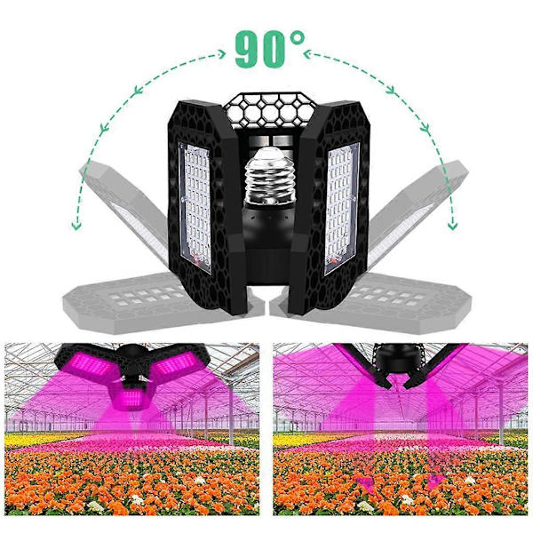 IP65 144LED 80W LED Kasvilampun Kasvilampun Kasvilampun Sisätilojen Kasvilampun