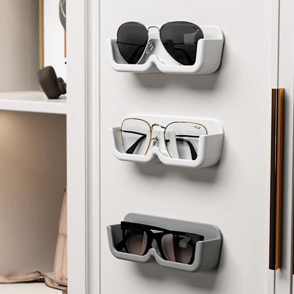 Oppbevaringsboks for briller Solbrilleholder HVIT HVIT hvit white white