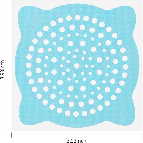 Engangsgulvavløpsfilter Stickernon-woven gulvavløpsdeksel for kjøkken baderom badekar toalett kloakk
