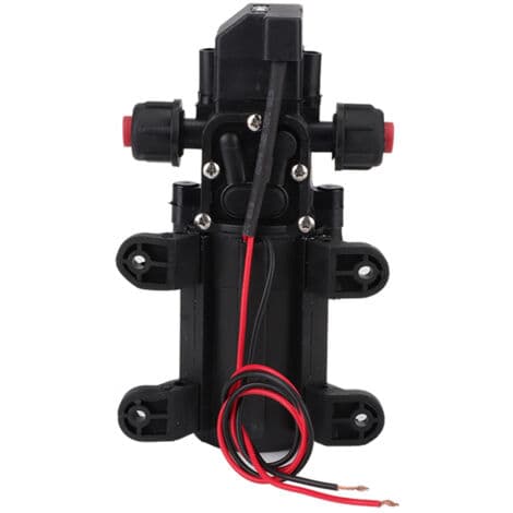 12V 60W Högtrycksvattenpump – Flödeshastighet 5 L/min – Tryck 116 PSI – Lyfthöjd 50 Meter – För Båtar och Husbilar