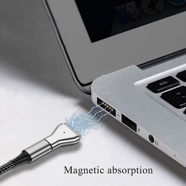 Usb C til Magsafe 2 Adapter til Macbook Oplader Konverter - Type C Kompatibel {D}