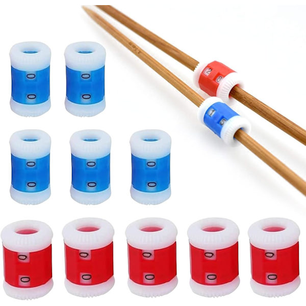 Räknare för stickning Bärbar räknare för stickning Markör för 10 st räknare för stickning När du väver stickning Sy virkning DIY