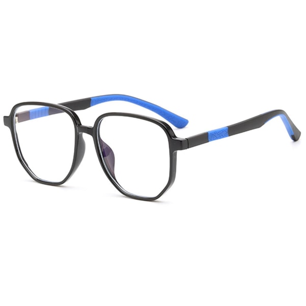 Lasten Anti Blue Light Glasses UV Protection Anti Glare Silmälasit Lapsille Pojille Tytöille Black Frame Blue Leg