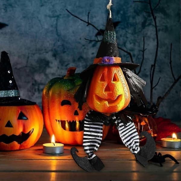 Halloween Jack-o-Lantern Lysende Jack-o-Lantern Dekor til Halloweenfest S (uten batteri)
