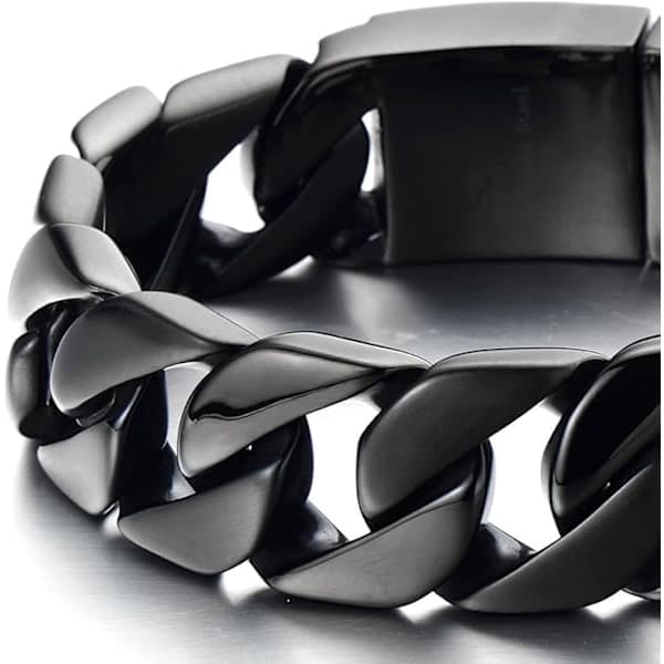 Stor Herre Stil, Armbånd til Mænd, Rustfrit Stål Armbånd, Led, Poleret