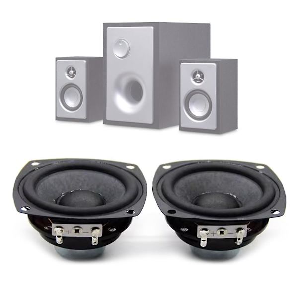 2,5 tums 66 mm bärbar ljudhögtalare 4 ohm 25 w full range-högtalare