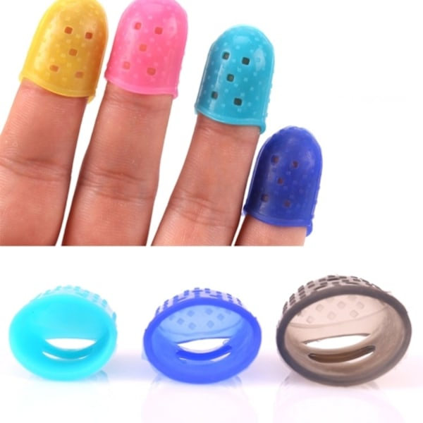 5-pack - Gitarrfingerskydd - Skyddar fingrarna Transparent Medium Medium