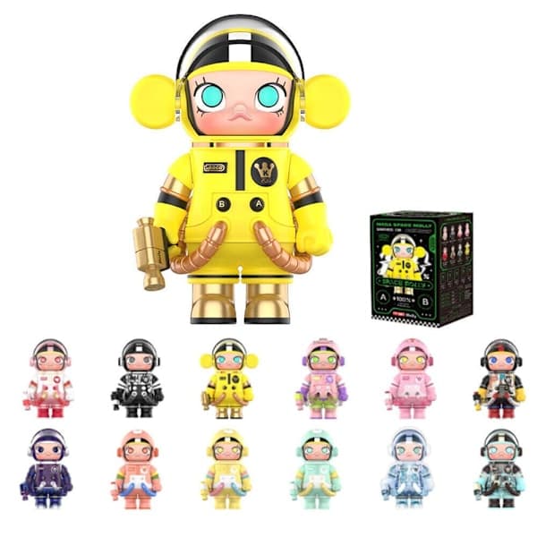 Mega Space Molly 100% Serie Blind Box Figurer Samlarleksaker Slumpmässig ETT Pack*