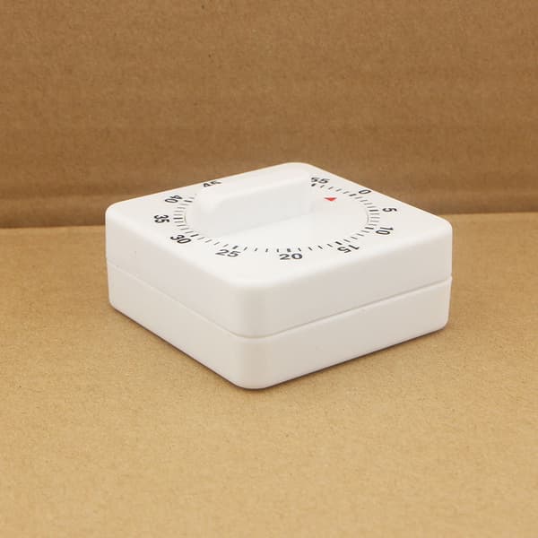 Analog kjøkkentimer, hvit