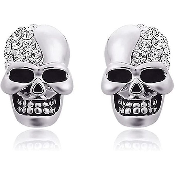 Skull Ørestikker Rustfrit Stål Punk Gotisk Kranie Smykker