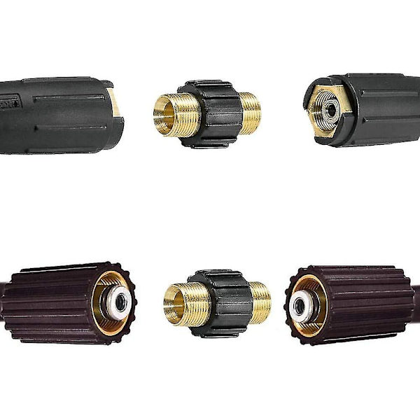 Letkun pikaliitin, M22 X 1.5 kaksoismallinen painepesurin sovitin (14 mm Hy