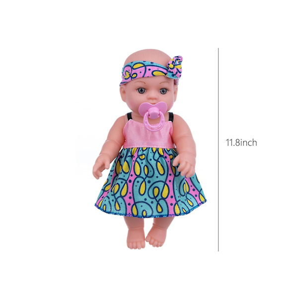 Leverans imorgon Reborn docka 12 tum Simulering babydocka Vinyl docka Dockleksak Reborn babydocka