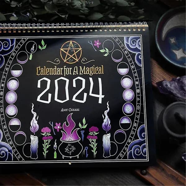 2024 Magisk: Til dagligdagsbrug Paperback Kalender 2024 Kalender for en magisk