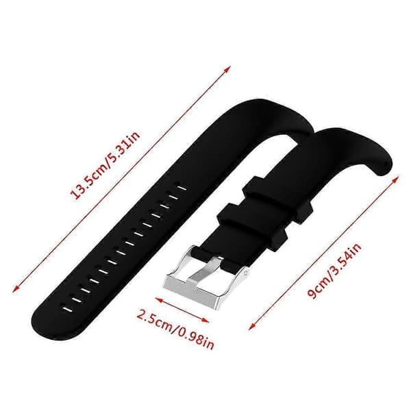 Silikoninen korvaushihna Suunto Core All Black -urheilukelloon, musta Black