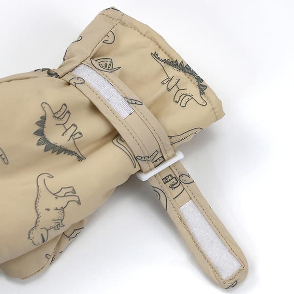 Børns tegneserie trykte efterår og vinter varme handsker, M khaki