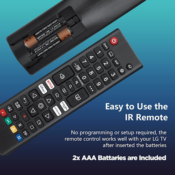 Télécommande Universelle Pour Télécommande LG Smart TV Tous Les Modèles - Fonctionnalités Complètes/Guide D'instructions
