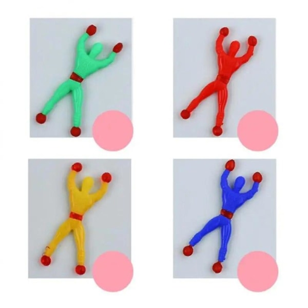 1 ~ 20 stk. Legetøj til mænds børnefest Sjove børn favoriserer elastiske klæbrige hænder Legetøj Sticky Edderkopper Fødselsdagsgaver Fest Random Color 1pc 2