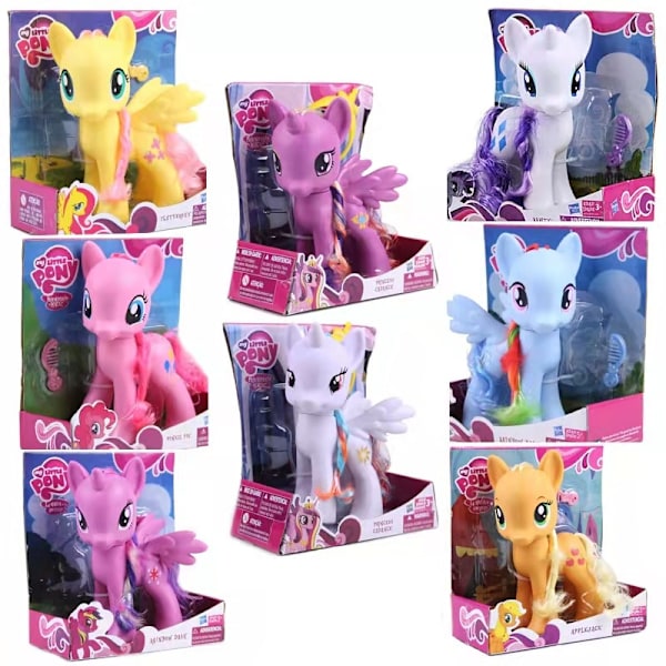 Ny 22cm My Little Pony Vänskap Är Magi Prinsessa Celestia Cadance Luna Actionfigur Dock D