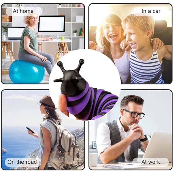 Hvid/Sort Snegl Aflastningslegetøj Hvid/Sort White/Black