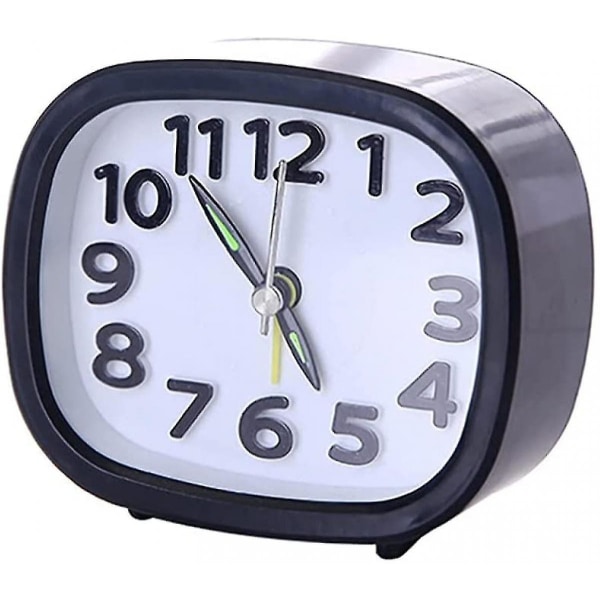 Tanabilir Alar Saat Elektronik Numaras Ift Saat Masa Dekoratif Dikdrtgen Dijital Kuvars Saat Ev Aksesuarlar(renk:siyah) (hy)