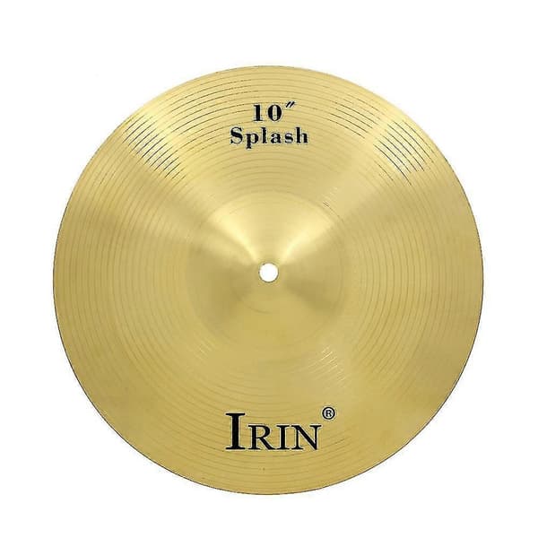 10\" Crash Ride Hi-hat Cymbal i Mässingslegering för Trumset