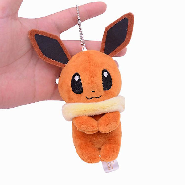 Q Version Eevee Vedhæng Eevee Blød Plys Legetøj Dukke