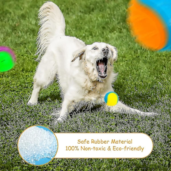 3 stk Squeaky Dog Ball, Scooby Doo Dog Ball Toy Tenner Rengjøring Valp Interaktiv Tygge Holdbart Leke