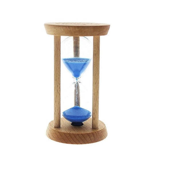 Trä timglas 1 + 3 + 5 + 10 minuters timer Kreativ timer Tidskultur 4 st