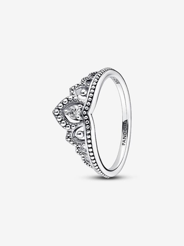 Pandora - Regal Beaded Tiara -sormus - Sterlinghopea Circumference: 52mm