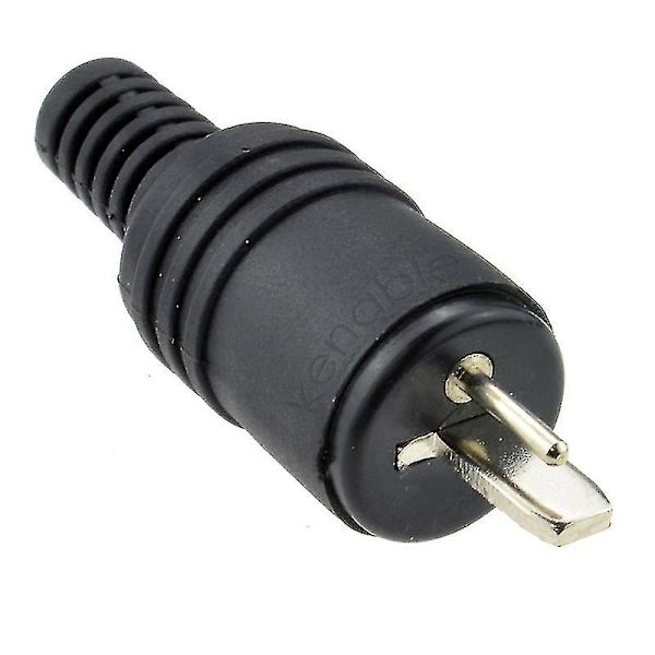 2-stifts DIN-kontakt högtalare och HiFi-kontakt skruvterminaler [2-pack] Hfmqv
