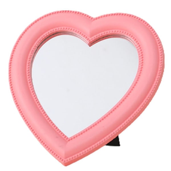 Kjærlighetsspeil Skrivebordssminke speil Veggmontert sminkespeil med dobbel bruk Jenterom Veggdekor Heart-sh