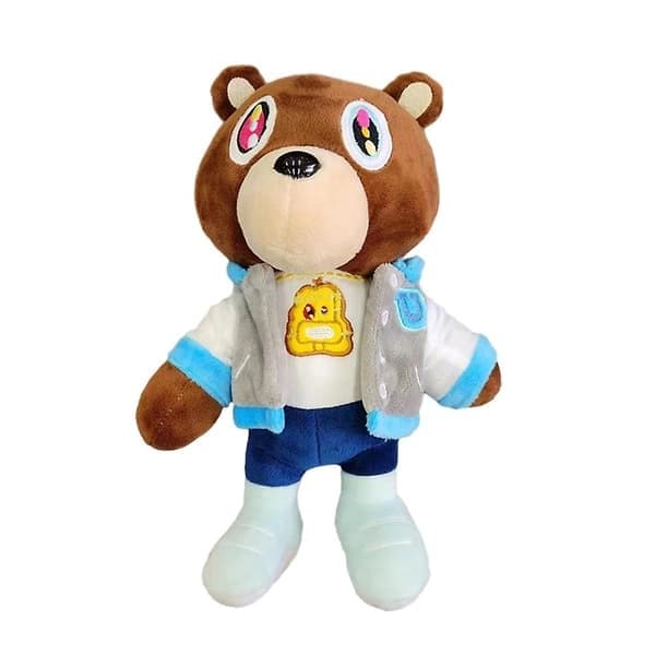 Kanye Bamse Plysdukke West Graduation Bamse Gave Tøjdyr [DB] A A
