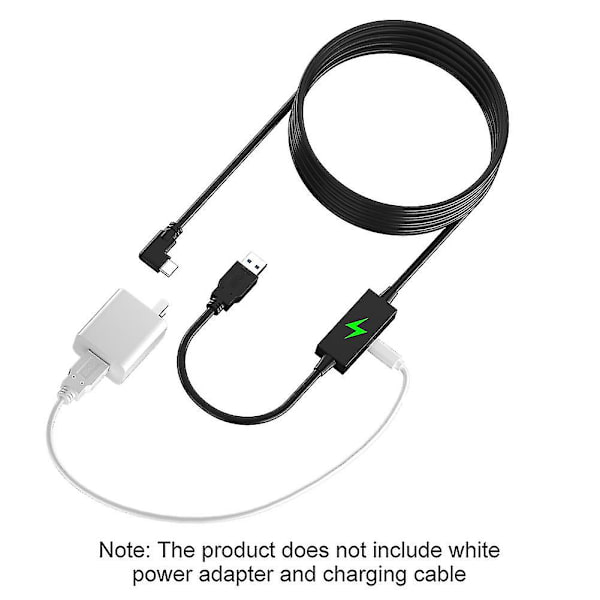 16ft med opladningsport dampstabil linkkabel kompatibel med Meta Quest Pro New Z