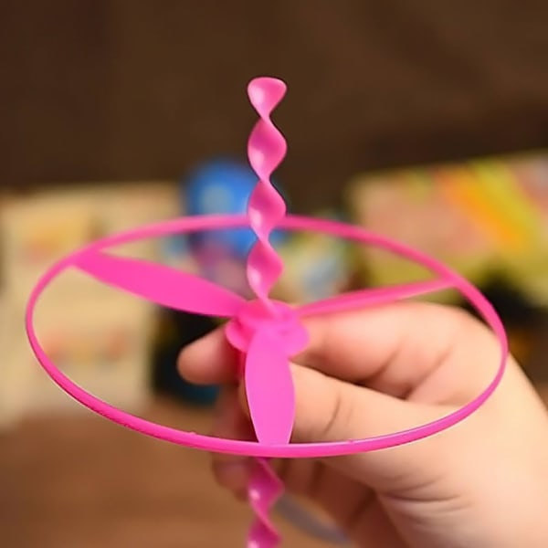Twisty Pull String Flyvende Underkopper/Helikoptere, 40 stk.