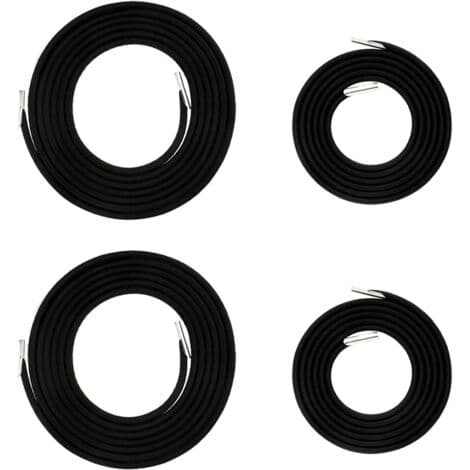 2,2 m elastisk schäslong för standardstänger – Slitstark dikotomanthesrep – Kompatibel med Lafuma, Faulkner, Caravan – 4 rep ingår