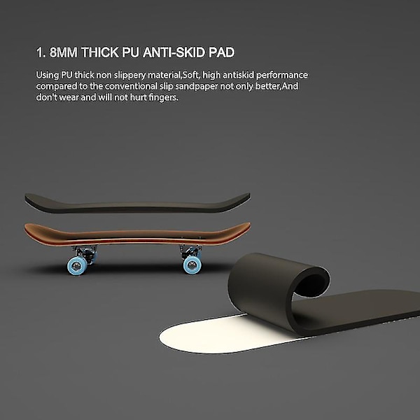 Finger Skateboard Træ Fingerboard Legetøj Professionelle Stents Finger Skate Sæt Yellow
