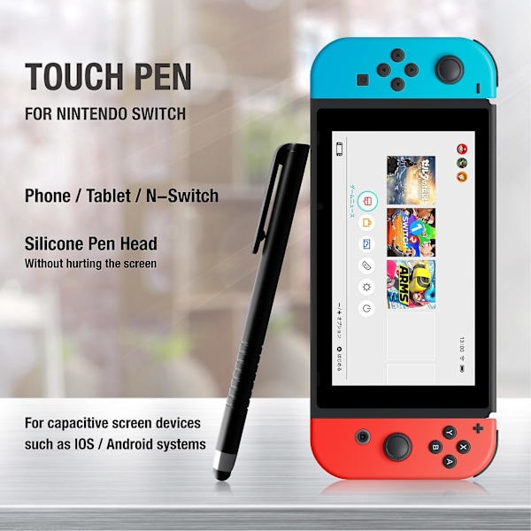 2024 Hot Pen Touch Screen Stylus Penna för Nintendo Switch Telefon Surfplatta N-switch Touch Pen för Switch